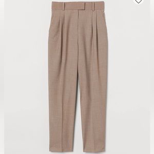 H&M creased suit pants